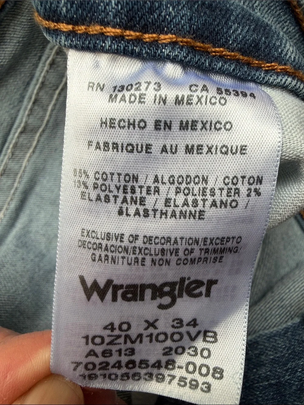 Wrangler classic denim